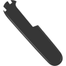 Задняя накладка для ножей VICTORINOX C.3503.4/5 91 мм пластиковая чёрная 5шт